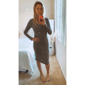 Long knit dress